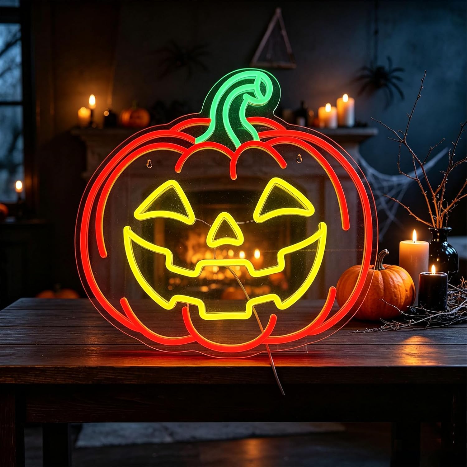 Party Games Jack - Pumpkin Jack O Lantern Neon Sign