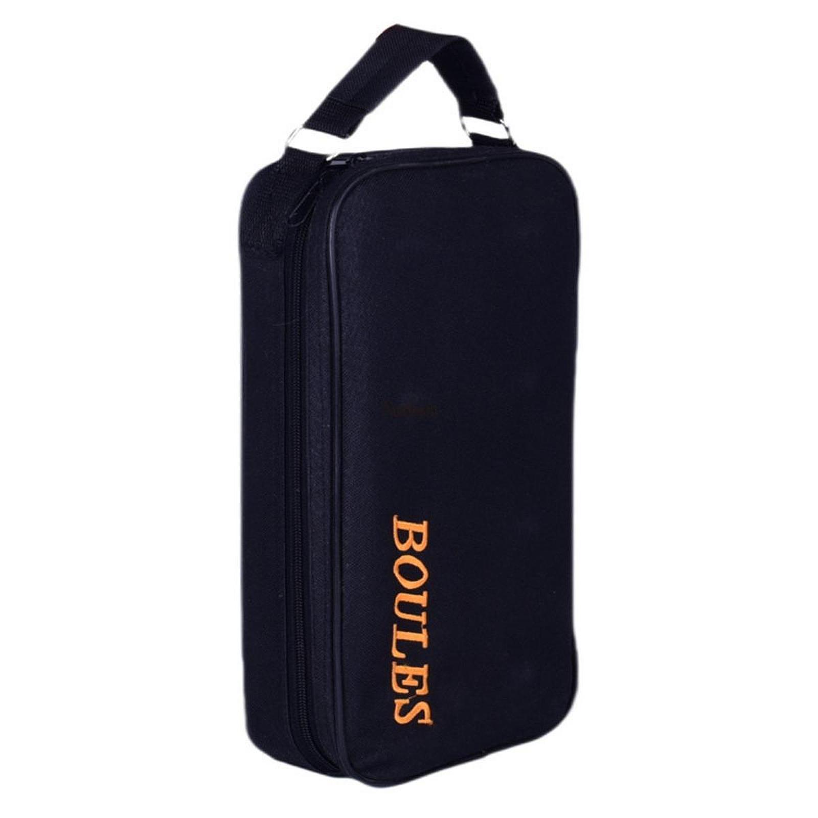 Bocce Ball Lawn - Portable Petanque Balls Set with Bag