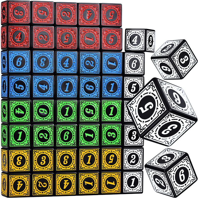 10PCS/Set Acrylic Dice Set D6  - đánh giá và giá Party Games Easter