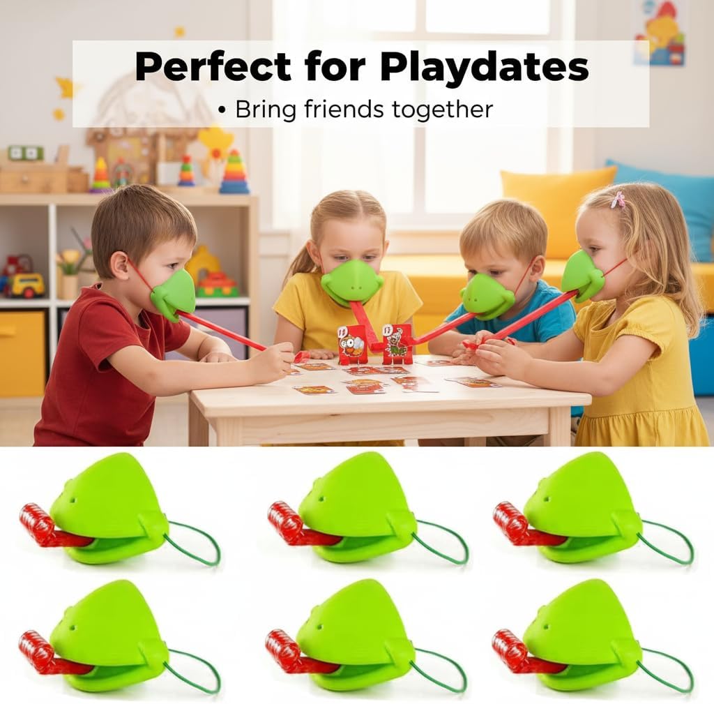 6 Set Chameleon Tongue Shootin - đánh giá và giá Party Games Easter