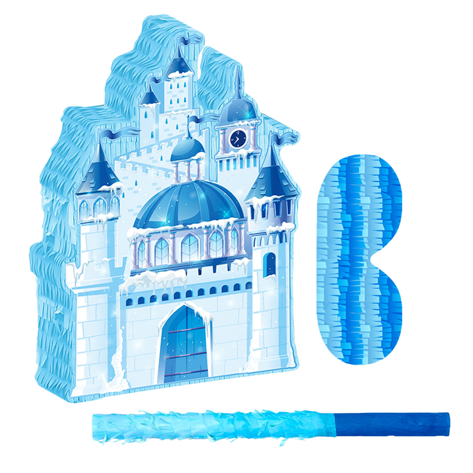 1Set Sturdy Castle Pinata Deco - đánh giá và giá Party Games Kids Birthday