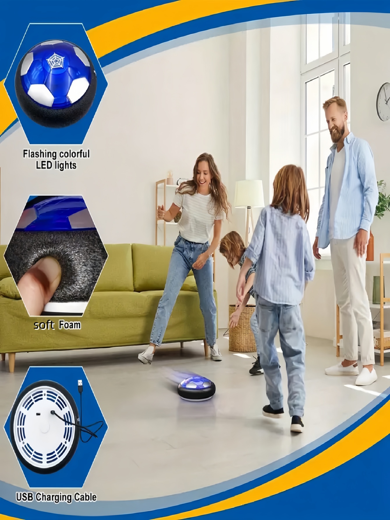 Floating Soccer Ball, 1 Pack - - đánh giá và giá Party Games Kids Birthday