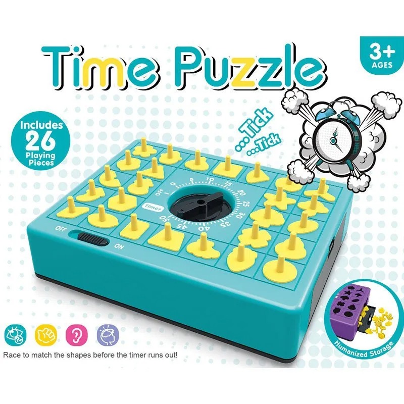Children Time Board Puzzle Edu - đánh giá và giá Party Games At Home
