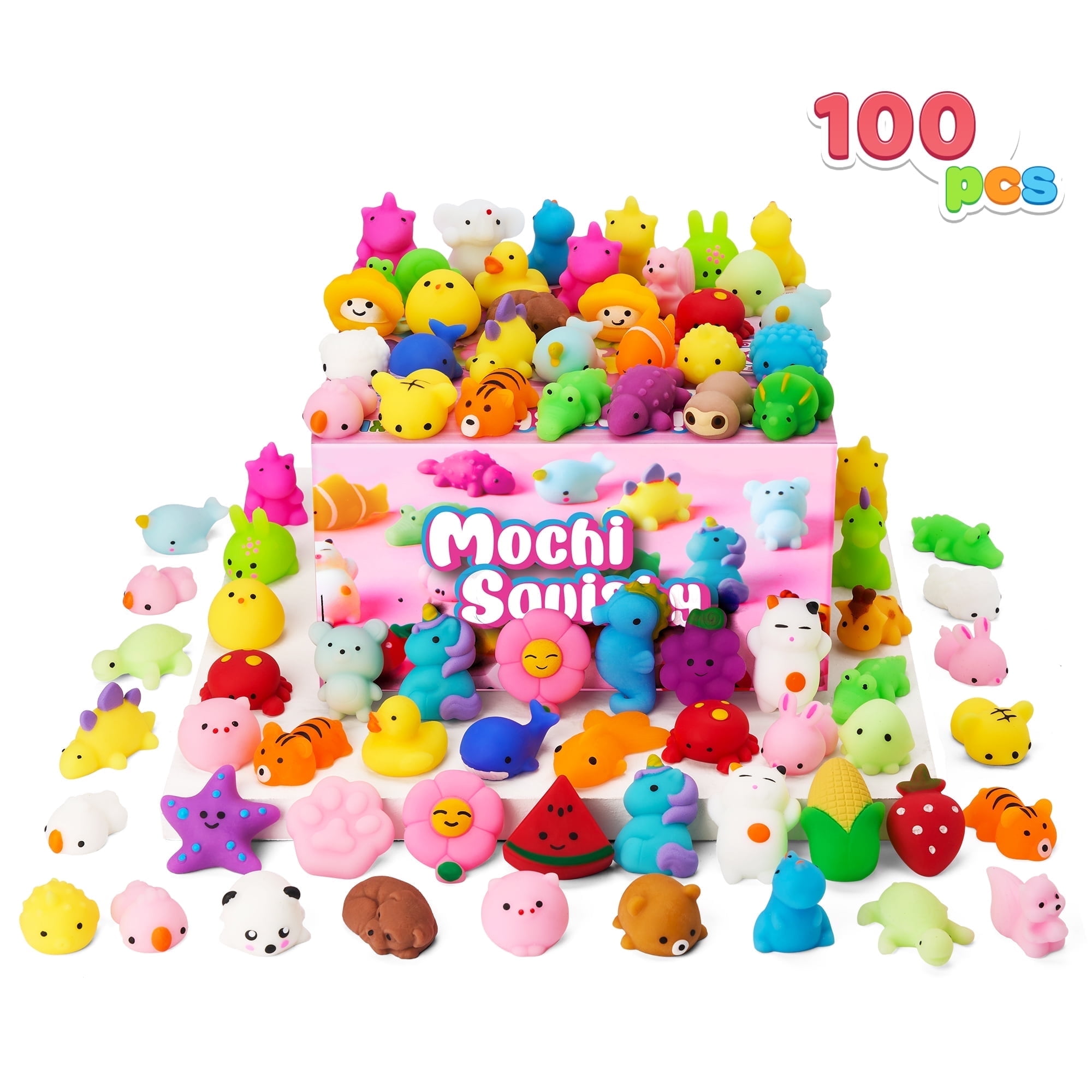 Joyfy 100 Pcs Mini Animals & F - đánh giá và giá Party Games Kids Birthday