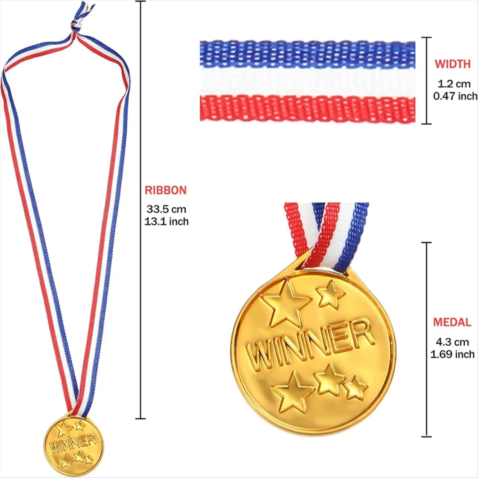 30Pcs Plastic Gold Winners Med - đánh giá và giá Party Games Easter